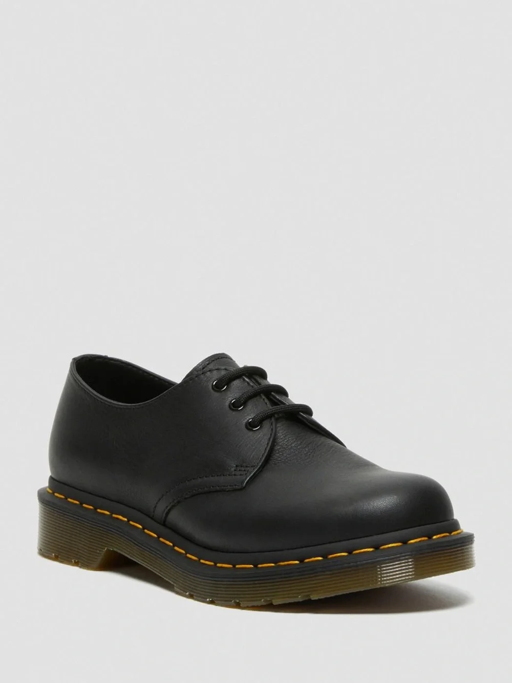 Dr Martens 1461 Virginia Black Leather Oxford Shoes size 6
